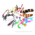 Cat Teaser Toys Replaced Funny Feather Cat Toy